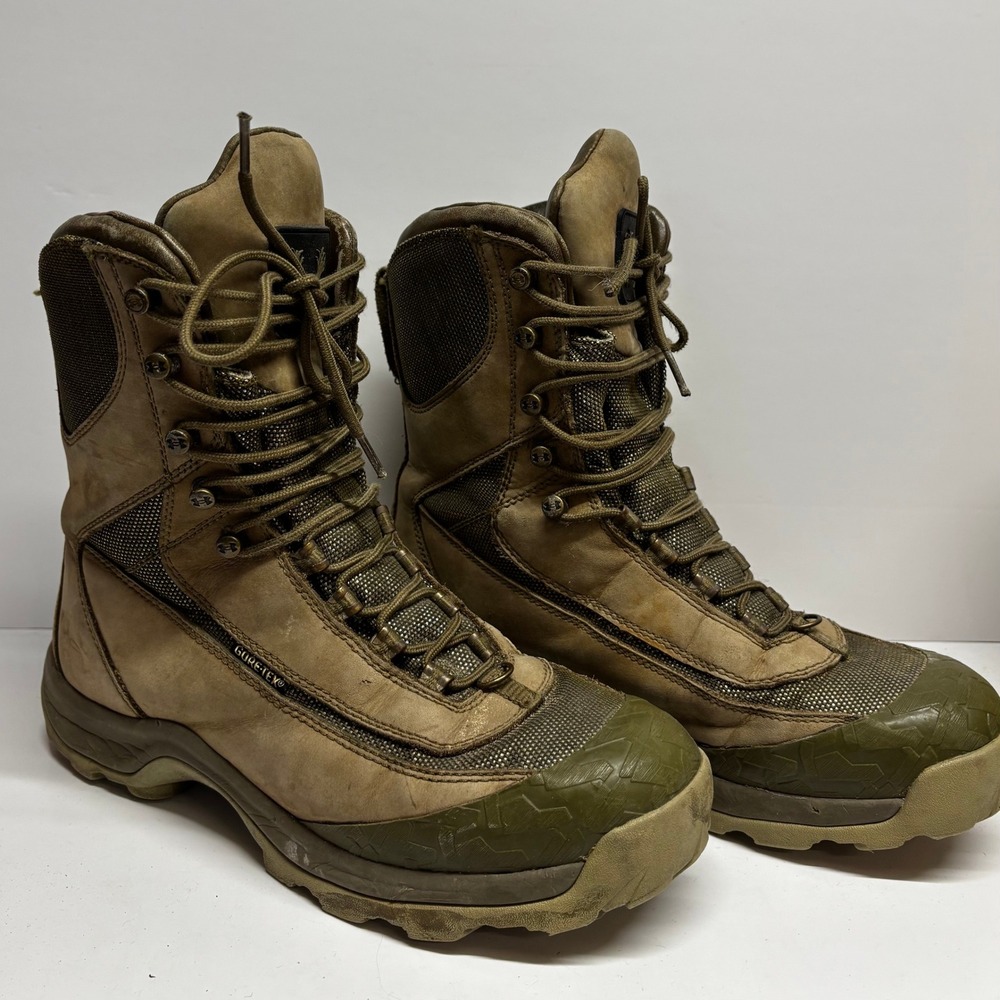 Under Armour Ridge Reaper GORE-TEX Mens 9 Hunting Boots Brown Green 1226086-303